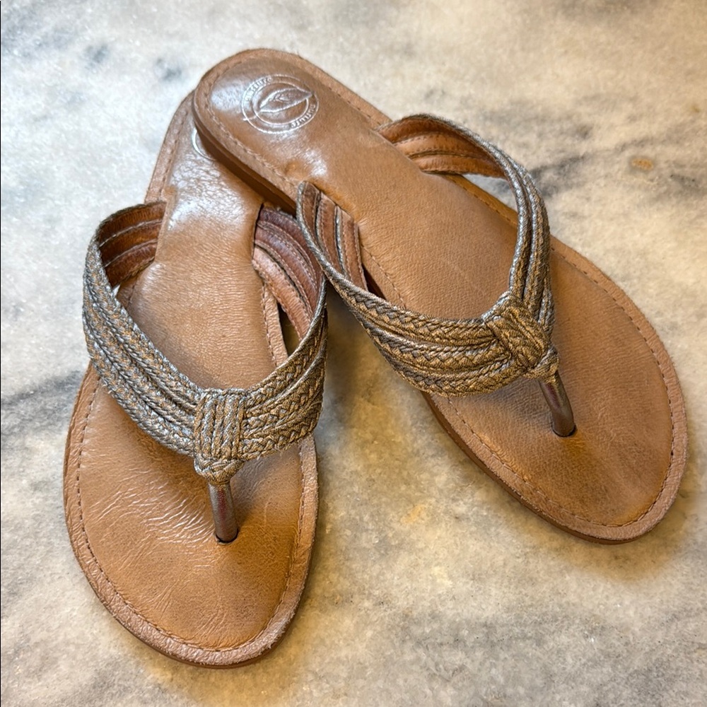 Nurture by Lamaze Gray and Silver Sandals